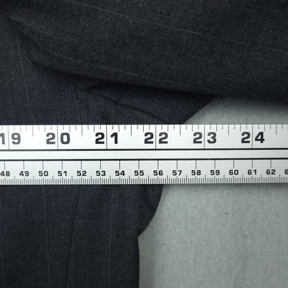 Roundtree & Yorke Men's Worsted Wool Jacket Coat Blazer 42R Made in USA Gray - Picture 16 of 16